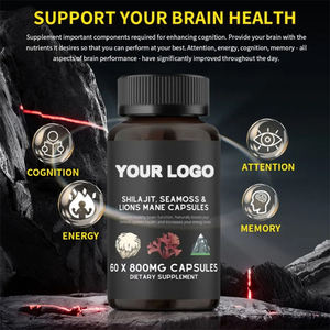 Cápsulas de Shilajit, Musgo Marino y Melena de León 3 en 1, Suplemento Herbal, Cápsulas de Melena de León y Musgo Marino - Product Image 3