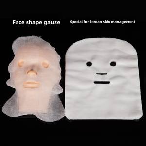 <span class=keywords><strong>Masque</strong></span> facial en gaze souple jetable 100 pièces/sac pour la gestion de la peau pour les algues faciales et les salons de beauté - Product Image 4