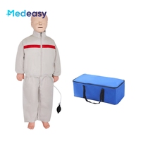 Maniquí de RCP Pediátrico Profesional Avanzado Medeasy con Entrenamiento de Respiración Artificial, Maniquí de Reanimación Pediátrica para Primeros Auxilios