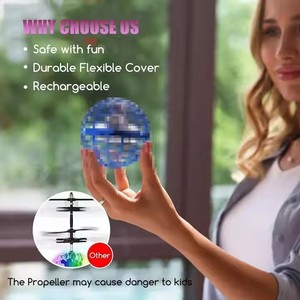 Boule <span class=keywords><strong>Boomerang</strong></span> Magique Volante Amusante, Mini Drone à Rotation 360° avec Lumière, Télécommande Fly Nova <span class=keywords><strong>Pro</strong></span> Spinner Orb Flynova <span class=keywords><strong>Pro</strong></span> Ballmerry - Product Image 5