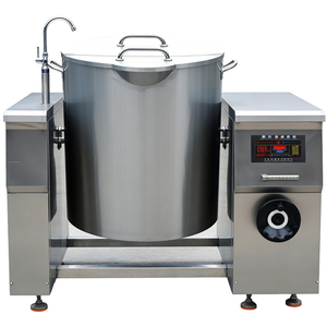 Marmite de cuisson industrielle inclinable à agitation, chauffage par induction, cuve sous pression <span class=keywords><strong>pour</strong></span> <span class=keywords><strong>la</strong></span> fabrication de produits alimentaires en grandes séries - Product Image 3