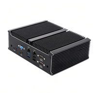 Mini PC Industrial de 12.ª Generación con HD MI/VGA, Computadora Integrada con Linux, Procesador Core I3 I5 I7 de 4.ª/6.ª/7.ª/8.ª/10.ª Generación, 2*COM, 2*LAN, 8*USB, Sin Ventilador