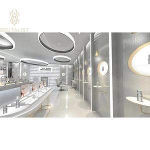 Diseño de exhibición de cosméticos al por menor, gabinetes de exhibición de cosméticos modernos, gabinetes de esmalte de uñas, gabinetes de exhibición de perfume - Product Image 1