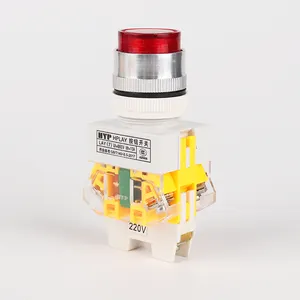 Interruptor rotativo com luzes de led xb2, interruptor iluminado com botão giratório de 3 posições e indicador de luz led