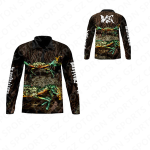 Vêtements de pêche Camouflage vêtements de pêche crème solaire respirant <span class=keywords><strong>Anti</strong></span> <span class=keywords><strong>moustique</strong></span> chemise de pêche à séchage rapide - Product Image 5