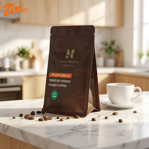 Bolsa de café laminada con acabado mate, bolsa de café de aluminio con válvula y cierre hermético a prueba de olores, directo de fábrica - Product Image 1
