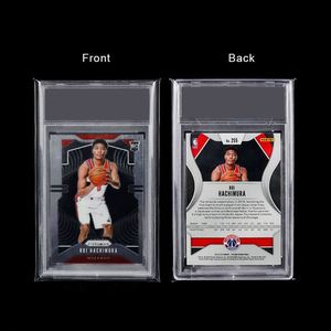 Protège-cartes sportifs auto-adhésifs refermables en PP transparent FX3.4x5.5, épaisseur 0,05 mm, avec fermeture à clip, pour cartes de baseball, football, voiture - Product Image 5