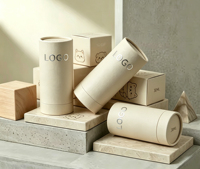 Emballage en tube de papier cylindrique écologique recyclable imprimé sur mesure, boîte ronde en carton de qualité alimentaire avec logo
