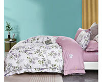 Parure de Draps Hôtellerie en Coton Blanc Queen Size avec Taies d'Oreiller 4 Pièces pour Hôtel, Vente en Gros