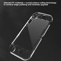 Coque de protection transparente en cristal Coque avant et arrière pour Nintendo Switch Lite