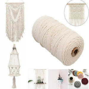 Kit de <span class=keywords><strong>macramé</strong></span> de vente directe d'usine <span class=keywords><strong>facile</strong></span> à utiliser tissage à la main kit de décoration d'ameublement <span class=keywords><strong>macramé</strong></span> cintre <span class=keywords><strong>plante</strong></span> bricolage - Product Image 5