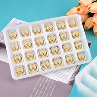 Barquette alimentaire en plastique PP de qualité alimentaire, petite barquette pour raviolis surgelés, barquette en plastique jetable, barquette en plastique blister