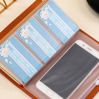 Carpeta de Cuero Personalizada Tamaño A6, Organizador de Documentos, Carpeta con Anillas, Diario de Viaje, Agenda con Bolsillo