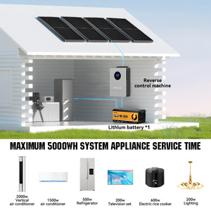 Solar Panels Good Price off Grid Solar Energy <b>System</b> 3kw 5kw 6.2kw 11kw <b>Stacked</b> Solar Power <b>System</b> for Home - Product Image 3