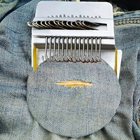 10 Crochets Mini Repriser Métier À Repriser Machine Tissage Outil DIY Tissage Loom Kit Outil De Réparation pour Débutants Rapidement Réparer Jeans Chaussettes Vêtements
