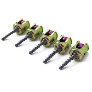 RUNPHY Implantes Ortopédicos Veterinarios de Titanio, Tornillo Pedicular Poliaxial para <span class=keywords><strong>Neurolog</strong></span>ía y Columna Vertebral, Instrumento de 1.0-5.0mm para Uso Canino - Product Image 2