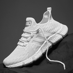 Zapatos deportivos de moda para parejas, zapatos deportivos transpirables de tejido ligero para hombre, zapatos para correr de verano estilo Popcorn - Product Image 3