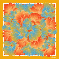 Tapis de Mahjong Américain Série Flourishing, Tapis de Jeu Pliable en Caoutchouc avec des Caractéristiques Luxueuses Antidérapantes et Anti-bruit