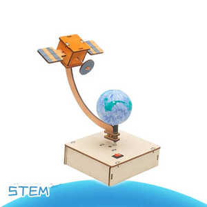 Niños DIY espacio físico STEM Kits satélite órbita GSO rotación ciencia experimento Modelo Educación escuela proyecto conjuntos Juguetes - Product Image 3