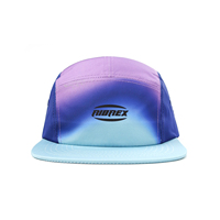 Casquette 5 panneaux à visière plate, légère, imperméable, pour le surf, la course à pied, le camping, la randonnée, les activités sportives