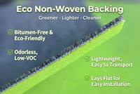 Ubin Karpet Kantor Modern Bebas Bitumen 50x50cm Alas Non-Woven Lantai Modular PP Abu-Abu Muda Custom Arang Sekolah Perjalanan