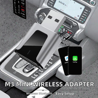 WOOBOOBOX M3 Mini Boîtier AI 2-en-1 Adaptateur CarPlay & Android Auto WiFi pour Dongle Plug & Play - Garantie 2 ans Nouveau Design Chine-Chic