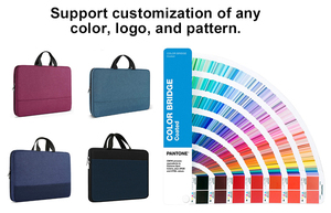 Wholesale Custom Portable Laptop Sleeve Case Bag Modern and Simple Design Durable and <b>Waterproof</b> with Shockproof Handle - Product Image 3