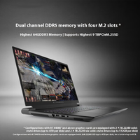 Ordinateur portable de jeu haut de gamme Dell Alienware m18 R2 avec processeur I9-14900HX, 64 Go de RAM, 1 To de SSD, carte graphique RTX4080