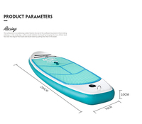 Planche de surf à toit souple isup paddle board planche de stand up paddle gonflable vente en gros pas cher