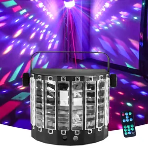 Moda tasarımı beyaz süper hotsale lazer ışığı + LED ışın dj derbi ışık disko parti kelebek etkisi led sahne ışığı