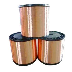 Cobre A/B de grado 65% cobre 30% alambre de cobre desnudo de Zinc 99.99% alambre de cobre rojo de alta pureza alambre CU para Conductor de Cable/trenza