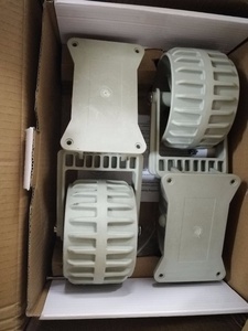 Hot Sale Marine Flip-up Retreckable <strong>Dinghy</strong> <strong>Wheels</strong> Pair Nylon Inflatable Boat Launching <strong>Wheels</strong> - Product Image 2