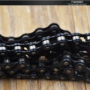 Cadena para bicicleta eléctrica, 98-114 eslabones, Material de hierro, mano de obra fina, para bicicletas eléctricas, bicicletas plegables, bicicletas compartidas - Product Image 1