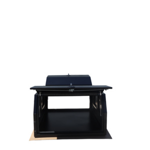 Capot de benne à deux portes avec revêtement en poudre noire et panneaux latéraux ouvrants pour camionnette - Product Image 6
