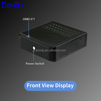 Boîtier PC Mini ITX personnalisé K11, châssis SFF vertical mince pour ordinateur de bureau, épaisseur 60 mm, fenêtre latérale en métal et plastique, SSD 2,5 pouces en stock