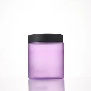 Wholesale Empty Different Capacity 50ml 80ml 100ml 120ml 150ml 200ml 250ml Cosmetic Cream Pet Plastic Jar With Pet Lid