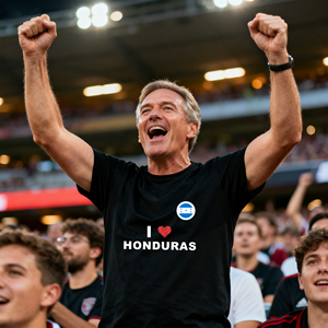 Lightweight and Breathable Honduras Fan <b>T</b>-shirt for Summer Outdoor Gatherings and Matches Promotion - Product Image 5