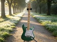 Geake ST 110 Green Electric Guitar Mahogany Body Maple Neck Rosewood Fretboard 6 Strings Glossy Finish S-S-S High Quality