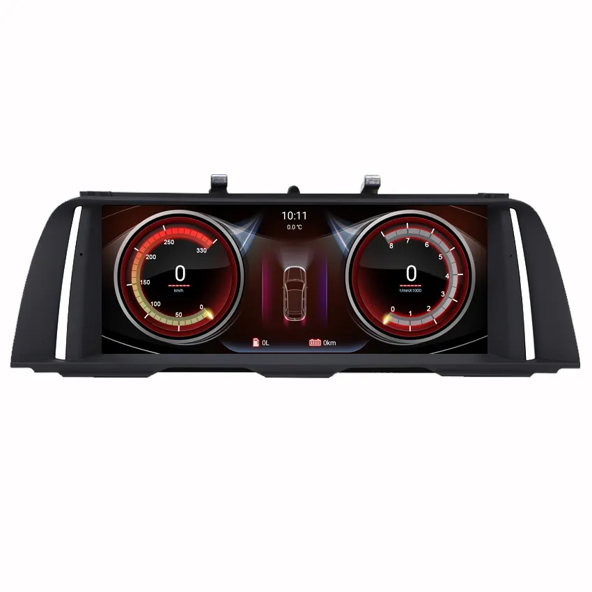 720p 10.25 inç Android araba ekran 4 + 64g otomatik Stereo GPS navigasyon BMW 5 serisi F10 F11 araba radyo