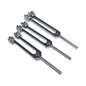 Diapason de guitare électrique argenté 512, accord standard, 128 piano, 256 instrument métallique, résonance <span class=keywords><strong>violon</strong></span> - Product Image 1