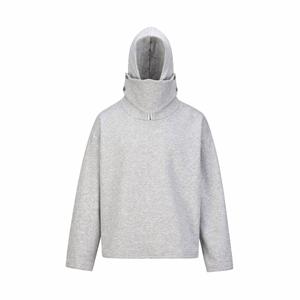 H5549 Fabricant de vêtements pour hommes, sweats à capuche Ninja à demi-masque en mélange de coton 350 g/m² personnalisés pour hommes - Product Image 2