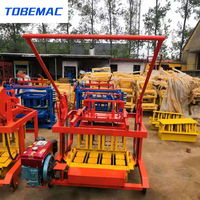 Machine mobile de fabrication de blocs d'argile diesel, machine à briques d'argile à ponte d'œufs, prix