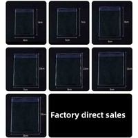 Sacs refermables en PVC transparent, pochettes de rangement compressibles, emballage pour bijoux, montres, lunettes, boucles d'oreilles, bagues