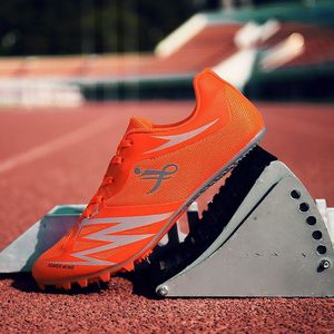 Chaussures à pointes ultra-légères pour la course sur courte distance, compétition sur piste et sur terrain, pour hommes et femmes, logo personnalisé - Product Image 2