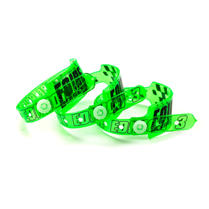 Goju personalizado evento concierto Club fiesta Festival pulseras Venta caliente vinilo <span class=keywords><strong>de</strong></span> plástico para uso <span class=keywords><strong>de</strong></span> boletos varios colores logotipos - Product Image 2