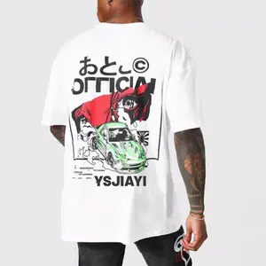 Roupas de nível superior 230 g de algodão hip hop camisetas com impressão personalizada