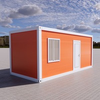 Maisonnette Moderne Personnalisée avec Cuisine et Salle de Bain, Extensible comme une Maison Conteneur 20ft 40ft avec Terrasse, Prête pour l'Europe