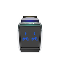 Station de charge double pour manette PS5 avec charge rapide et protection contre les surcharges