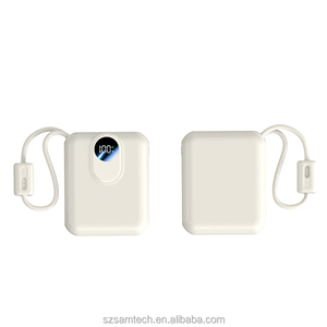 พาวเวอร์แบงค์ PD ขนาด10000mAh 22.5W แบบบางเฉียบชาร์จเร็วชุดแบตเตอรี่ขนาดเล็กอุปกรณ์เดินทางท่องเที่ยวสิ่งจำเป็นสำหรับเรือ - Product Image 5