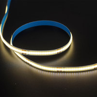Tira de Luces LED COB de 5 Metros con Interruptor, Decoración de Interiores, Luces LED de 12v, Foco LED/Tira LED RGB/Tira de Luz LED